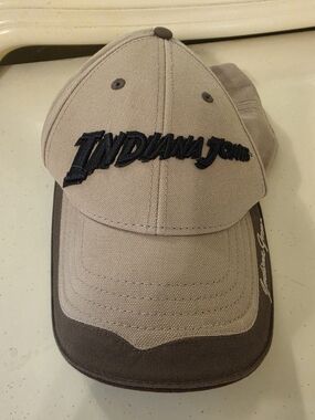 Indiana Jones Embroidered Khaki Baseball Cap